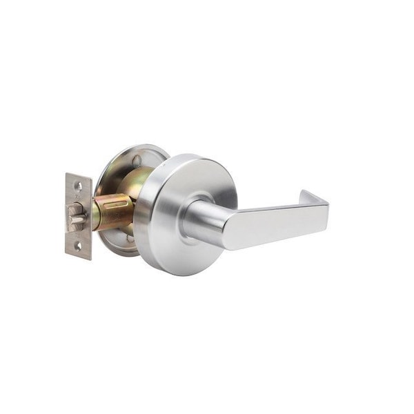 Trans Atlantic Co. LSV Saturn Standard Duty Brushed Chrome Grade 2 Commercial Cylindrical Exit Door Handle DL-LSV20-US26D - main
